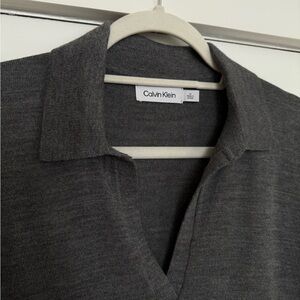 Calvin Klein Men's Grey Shirt